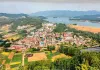 六蓝水库下的独田老村，溃坝前后对比图片