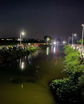 横州市陶圩燕舞亭钓鱼佬夜钓实况