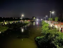 横州市陶圩燕舞亭钓鱼佬夜钓实况