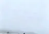六蓝水库溃坝前水漫坝顶的震撼图片
